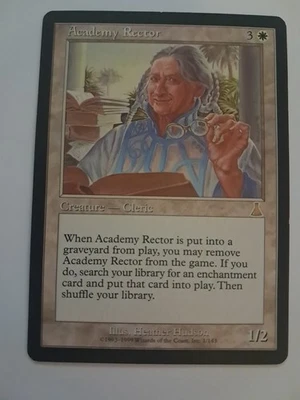 Academy Rector MP MTG Magic the Gathering Urza's Destiny Reserved List - Image 1 of 4