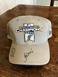 Gorra Campeones Serie Mundial 2003 Marlins Florida • Nueva Era • Firmada • OSFA - Imagen 1 de 9