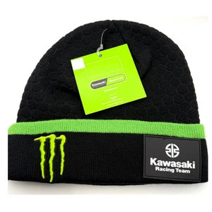 KAWASAKI BEANIE HAT MXPUK 023KRM0033 MONSTER ENERGY KAWASAKI (778) - Picture 1 of 9