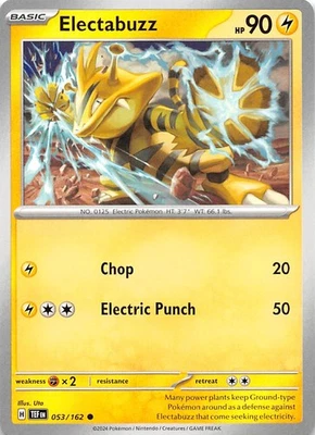 Electabuzz 053/162 SV05 Temporal Forces Pokemon 007658 - Image 1 of 2