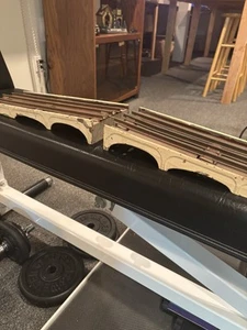 Lionel Prewar #100 Bridge Approaches 1920-31 2pc Standard Gauge w/straightTrack - Picture 1 of 5