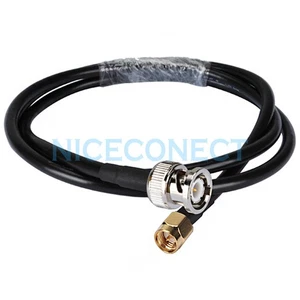 1 Meter BNC Male to SMA Male Plug RG58 RF Pigtail Antenna Adapter Coaxial Cable - Picture 1 of 3