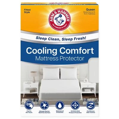 Arm & Hammer Queen Cooling Comfort Mattress Protector - Image 1 of 4