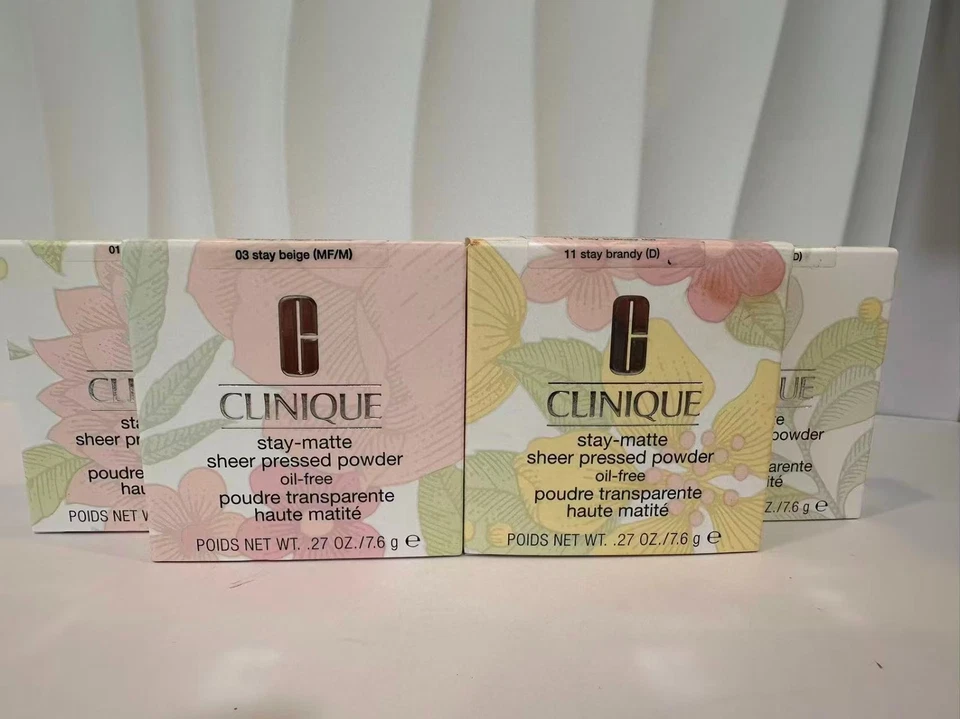 Clinique Stay-Matte Sheer Pressed Powder Oil-Free 0.27oz/7.6 (Choose Your Shade) - Image 1 of 1