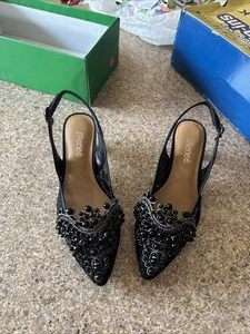 Zapatos de salón J. Reneé Strovanni para mujer talla 7,5 ancho negro - Imagen 1 de 10