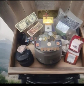 Very COOL Unique 50+ PC Jewelry Gemstones Coins Collectible Banknotes Much More! - Picture 1 of 7