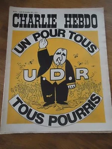 CHARLIE HEBDO N°54 POURRI UDR POLITIQUE 29 nov 1971 Magazine ORIGINAL - Picture 1 of 1