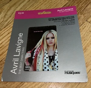 2007 Vintage AVRIL LAVIGNE The Best Damn Thing - GIFT CARD (No Value) - Picture 1 of 4