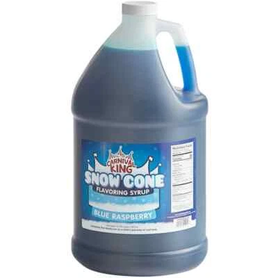 Carnival King 1 Gallon Blue Raspberry Snow Cone Syrup - Image 1 of 2