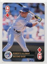 1994 Bicycle Baseball Aces Playing Card - Diamond - Roberto Alomar - Blue Jays