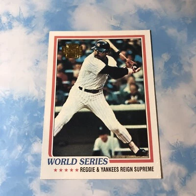 2001 Topps Archives New York Yankees Baseball Card #225 Reggie Jackson WS 78 - Image 1 of 2