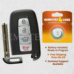 For for 2012 2013 2014 2015 2016 2017 Hyundai Veloster Car Remote Key Fob - Picture 1 of 5