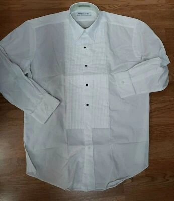 Camisa Esmoquin Monte Carlo Plisada Blanca Cuello Ala M2 15x15.5 Cuello NUEVA # C Foto 1 de 4