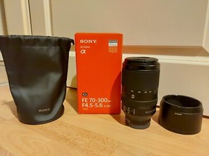 Sony SEL 70 mm - 300 mm F/4.5-5.6 G OSS FE schwarz, Garantie bis 2026