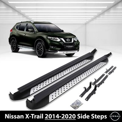 NUEVO PAR DE BARRAS ESTRIBERAS ESTILO OEM PARA NISSAN X-TRAIL 2014-2020 Foto 1 de 4