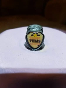 Vintage Dallas Texas Pewter Thimble  - Picture 1 of 4