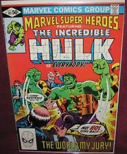 MARVEL SUPER HEROES #101 INCREDIBLE HULK MARVEL COMIC 1981 FN