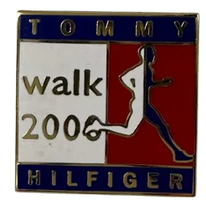 Tommy Hilfiger Logo Walk 2000 Portland Oregon Lapel Pin Vintage - Picture 1 of 10