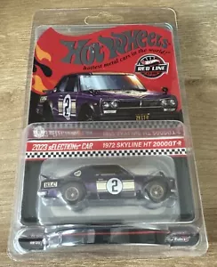 Hot Wheels RLC 1972 Skyline H/T 2000GT-R Advan Red Line Club - Picture 1 of 2