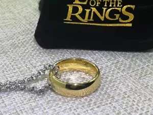 Rings Lord of the Rings LOTR The One Ring Tungsten Without annotations Jewelry - Picture 1 of 18