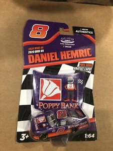 2020 Daniel Hemric #8 Poppy Bank Darlington Throwback Nascar Authentics Wave 9 - Picture 1 of 9