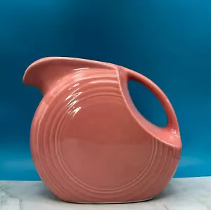 Vintage MCM Fiesta Large Water Pitcher in Pink USA - Picture 1 of 12