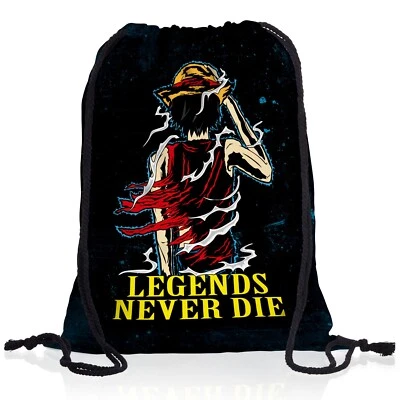 STYLE3 Luffy Pirat Rucksack Sportbeutel Turnbeutel Gym Bag Beutel ruffy piece anime one