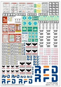 Becc Printed Vinyl Life Raft Signage - High-quality Vinyl Self-adhesive Decals - Picture 1 of 1