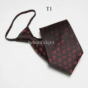 ZipTie Men Zipper Necktie,100% Slik, Nice Knot, Zipper lock - Easy to Put on - Picture 1 of 1
