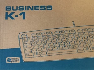 Cherry Business K-1 Keyboard - Black - PS2 Plug - Picture 1 of 3