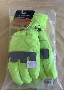 Men's MED SEIRUS GLOVES DRY HAND MTN CHALLENGER LIGHT GREEN/LIME VIS YELLOW NEW - Picture 1 of 16