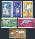 Czechoslovakia 1111-1116, Mnh. Zoo 1962. Polar bear, Chimpanzee,Camel,Elephant s,