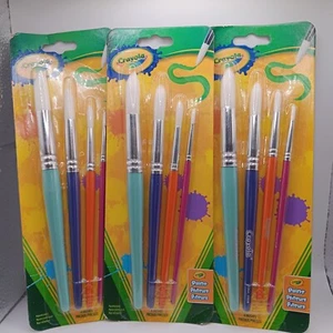 Crayola® 4-Count Round Brush Set, Assorted Colors 3 pack New! - Picture 1 of 3