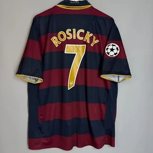 ARSENAL LONDON 2007 2008 THIRD FOOTBALL SHIRT JERSEY NIKE 237869-600 #7 ROSICKY - Picture 1 of 7