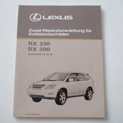 2003 Lexus RX300/330 Workshop Manual Body Repair Collision Damage - Image 1 of 3