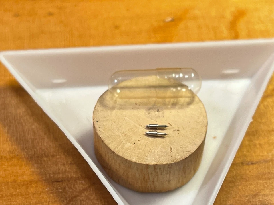 LOTE X 2 Bastones de Equilibrio Reloj de Bolsillo Cónico Waltham 4861 16s FRICCIÓN 99' Foto 1 de 1