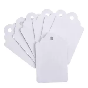 Price Tags Without String 1000pcs White 1.75 x 1.093 Inch - Picture 1 of 9