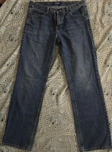 Old Navy Jeans Boy sz 18 Distressed Adjustable Waist Straight Leg Classic Comfy - Picture 1 of 3