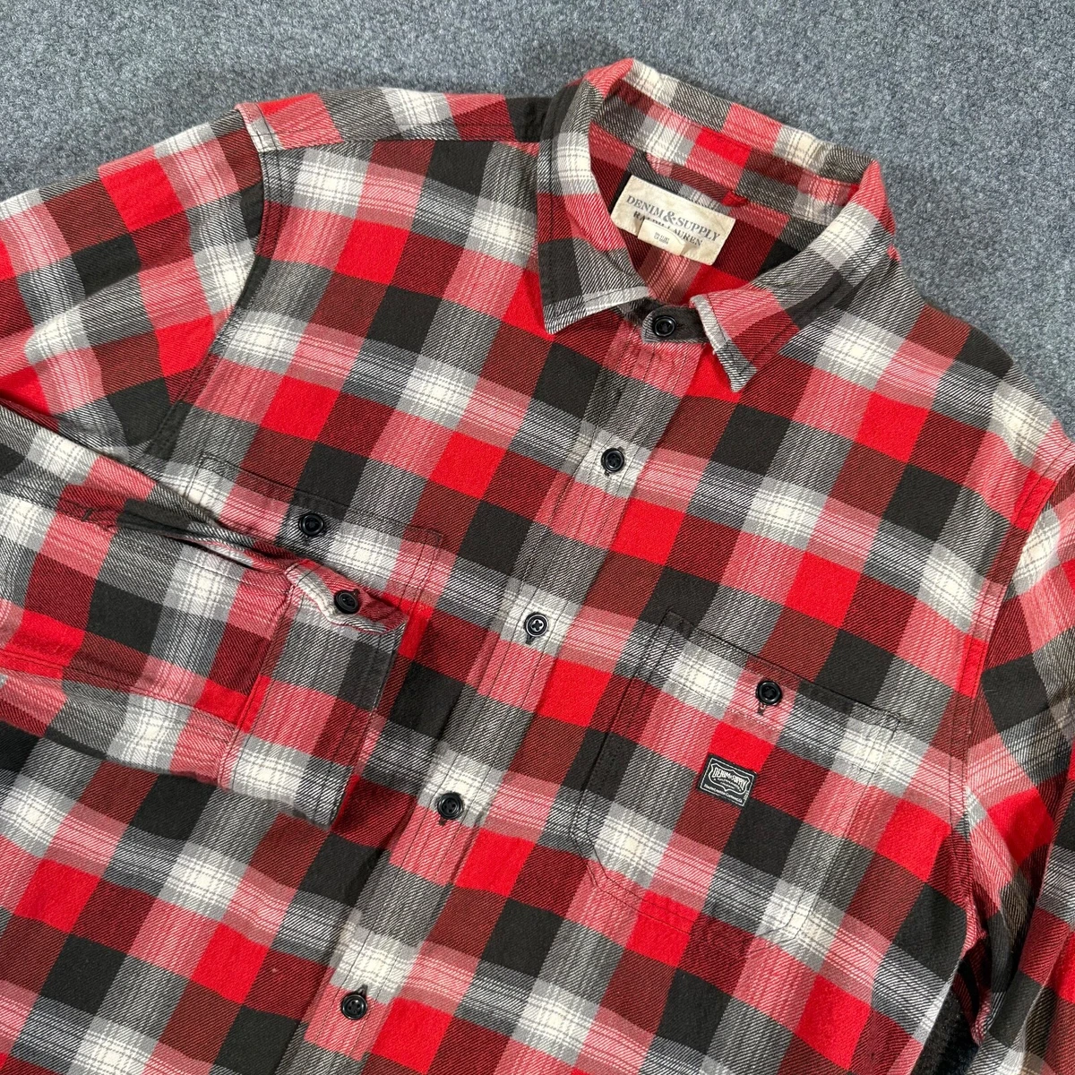 Denim & Supply Ralph Lauren / コットンシャツ/レッド×グレー/XXL/コットン/RED/チェック Denim & Supply Ralph Lauren Red Shirts for Men for sale | eBay