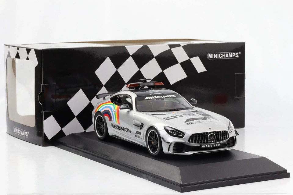 MINICHAMPS 155036095 1/18 MERCEDES-AMG GT-R Sicurezza Auto 2021 Modello Limited