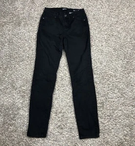 Buffalo David Bitton Hope Womens Stretch Skinny Charcoal Pants 27x29 Mid Rise - Picture 1 of 8