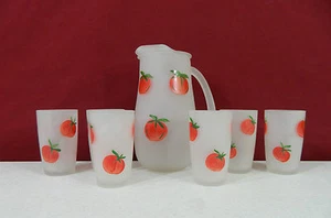 Juego de jarra y vidrio esmerilado Gay Fad - Lote 124 - Imagen 1 de 6