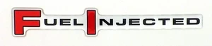 Fuel Injected FI 3D EMBLEM SUPER-SIZED SATIN - Picture 1 of 2