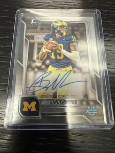 2025 Bowman University Chrome Bryce Underwood 1st Auto Michigan #BCA-BUN - Picture 1 of 5