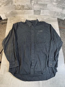 Goodyear Tires Men’s XXL Button Up Gray Casual Shirt Button Down Collar Auto - Picture 1 of 8