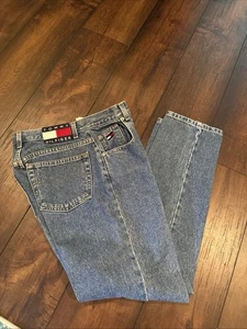 Vintage Tommy Hilfiger Freedom Blue Jeans Mens 28/28 Y2K 90s - Picture 1 of 5