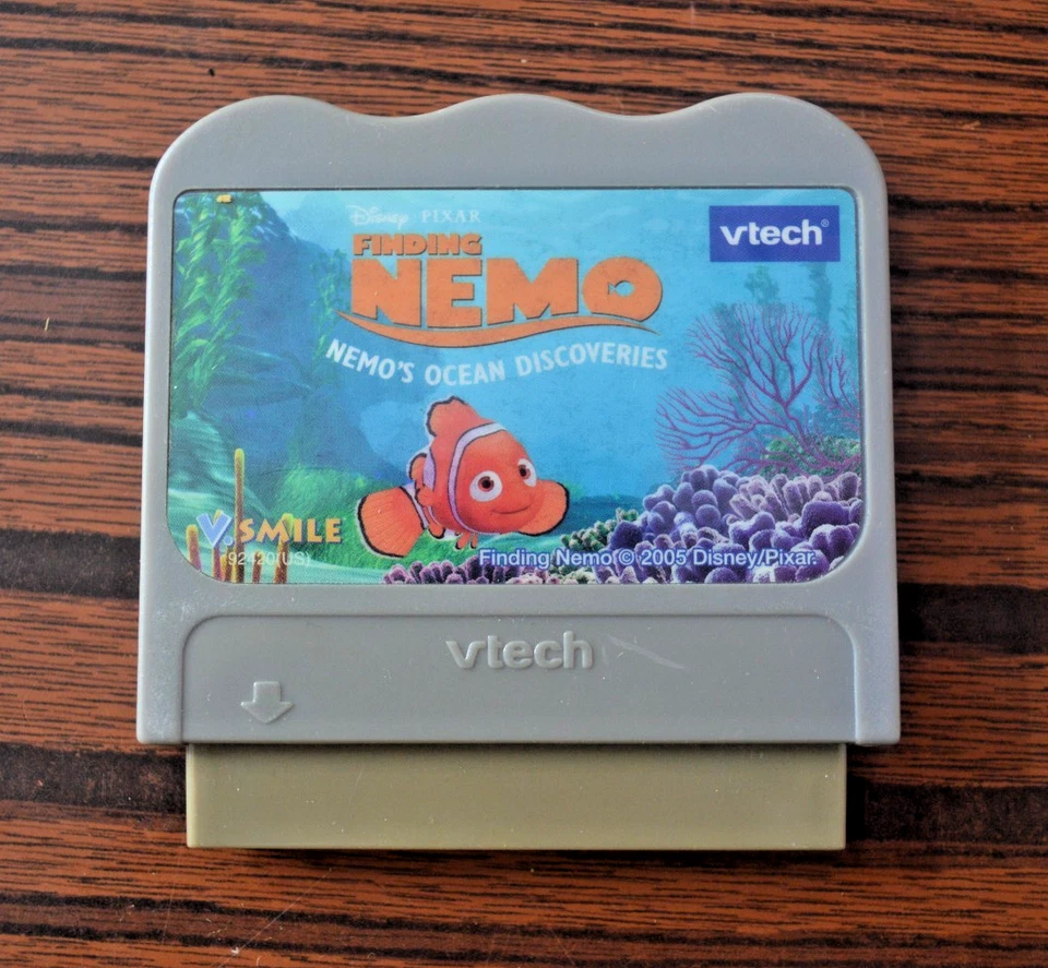 VTech VSmile Disney Pixar Finding Nemo Learning Game Cartridge Educational - Image 1 of 2