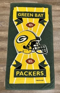 Vintage NFL Green Bay Packers 1996 Beach / Pool Towel - Picture 1 of 5