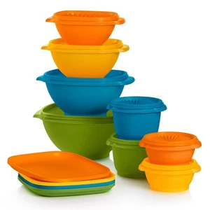 Tupperware® 20-teiliges Heritage Retro Collection Schüssel- und Teller-Set - Bild 1 von 9