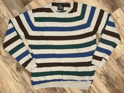 Volcom Encore Thermal Long Sleeve Shirt Men’s Size XL Green Striped Skater Y2K - Image 1 of 4